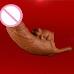 Fan Qie Mei Silicone G-spot Stimulate Vibrating Penis Sleeves Reusable Extender Condoms Sleeve Delay Time Sex Toys For Men - 4