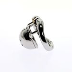 Stainless Steel Micro Chastity Device Small Size Cock Cage With Arc-shaped Ring Sex Toys Men Belt Bdsm Toy - 3