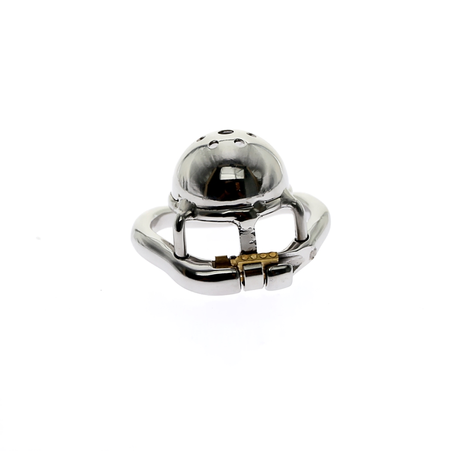 Stainless Steel Small Size Male Chastity Device Arcshaped Ring Bdsm Adult Sex Toy For Men - 2