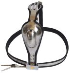 Manyjoy Stainless Steel Male Chastity Belt With Anal Plug Metal Underwear Bdsm Bondage Lock Cage Device Sex Toys - 4