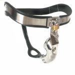 Stainless Steel Male Chastity Belt Device Cock Cage Bondage Penis Lock For Men Cbt Sex Toys - 2