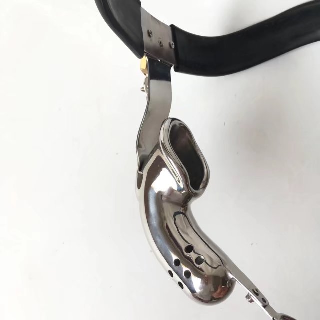 Stainless Steel Male Chastity Device Bondage Cock Cage Penis Lock For Bdsm Cbt Adult Sex Toys For Men - 7