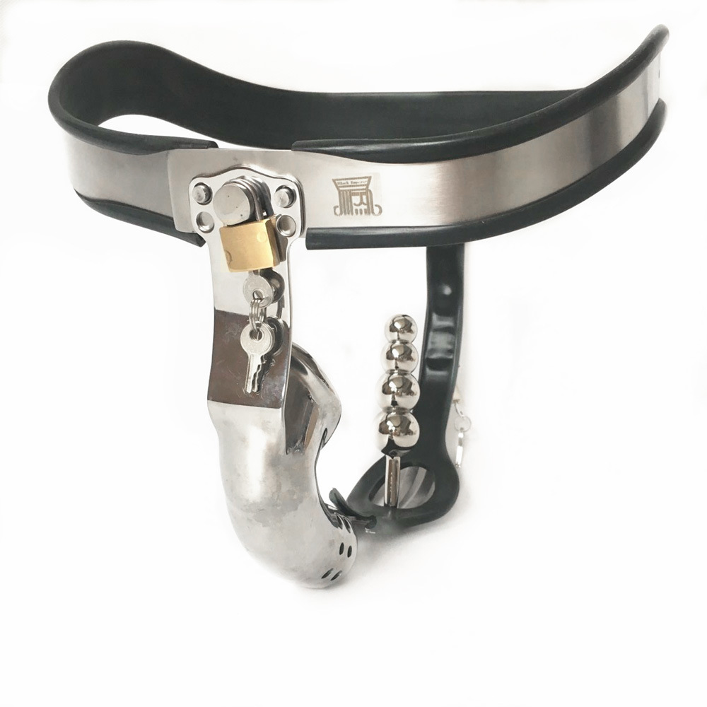 Stainless Steel Male Chastity Device Bondage Cock Cage Penis Lock For Bdsm Cbt Adult Sex Toys For Men - 4