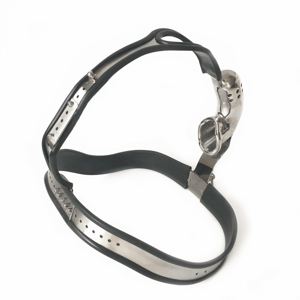 Stainless Steel Male Chastity Device Bondage Cock Cage Penis Lock For Bdsm Cbt Adult Sex Toys For Men - 3