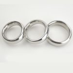 D 40 45 50mm Metal Cockring 304 Stainless Steel Cock Ring Adult Sex Toys For Men On The Dick Heavy Smooth Male Penis Ball Rings - 6