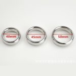D 40 45 50mm Metal Cockring 304 Stainless Steel Cock Ring Adult Sex Toys For Men On The Dick Heavy Smooth Male Penis Ball Rings - 3