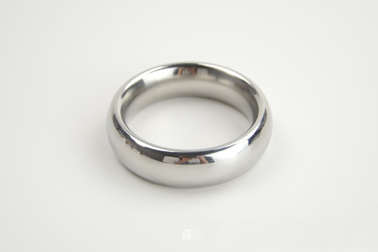 Heavyweight 304 Stainless Steel Male Enhancement Ring 404550mm Adjustable Cockring Adult Sex Toy For Men Smooth Penis And Ball Ring - 11