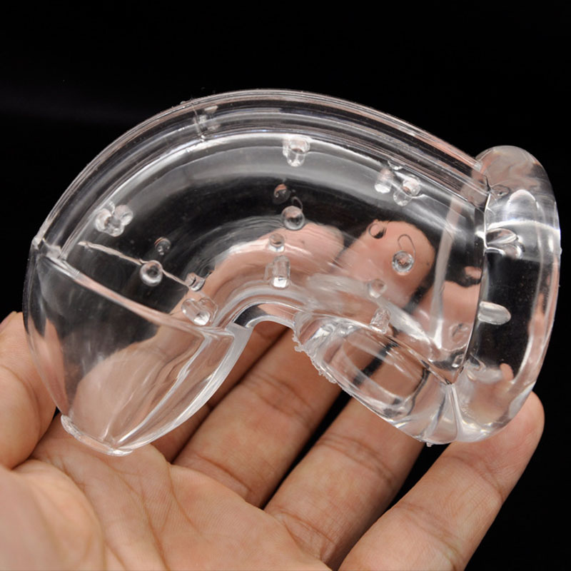 Quality Transparent Male Chastity Device Penis Sleeve Spiked Soft Scrotum Bondage For Enhanced Pleasure And Stimulation - 7