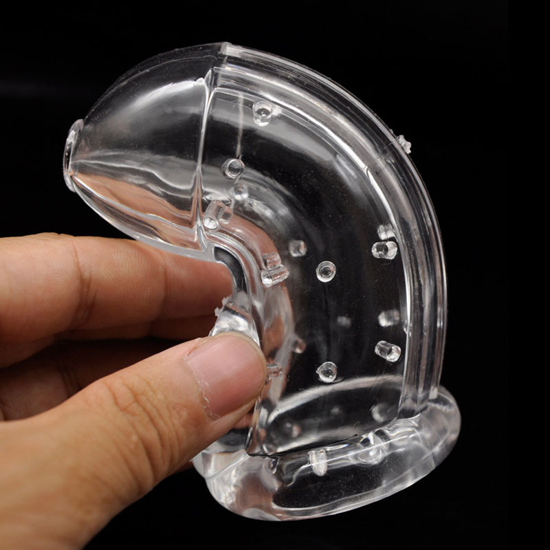 Quality Transparent Male Chastity Device Penis Sleeve Spiked Soft Scrotum Bondage For Enhanced Pleasure And Stimulation - 6