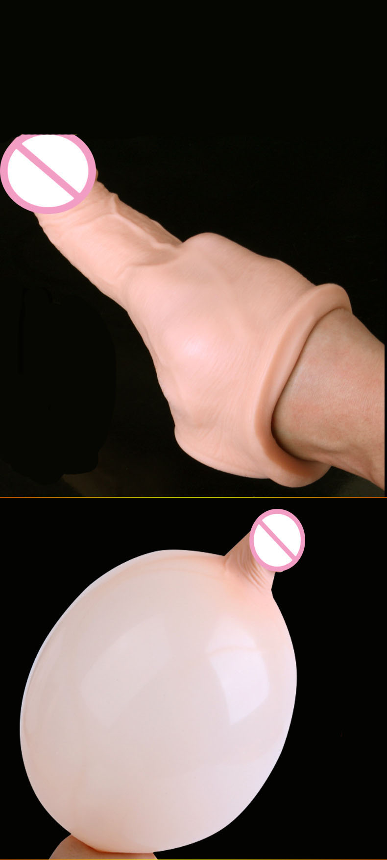 Ultrasoft Silicone Male Enlargement Sleeve Reusable Extender Condoms For Enhanced Intimacy Pleasurable Sex Experience - 5