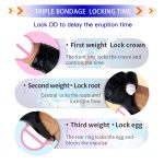 Double Vibrator Condoms For Men Reusable Condom Penis Sleeve Dick Extender Cock Enlargement Adult Sex Toys Man Intimate Goods - 3
