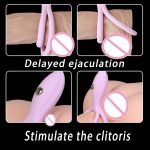 Leten Cock Vibrating Penis Ring Vibrator For Men Delayed Ejaculation Stimulate Anal Clitoris Intimate Sex Toys Couples - 4