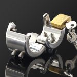 Chastity Ring Piercing Chamber Ball Stretcher Lock Metal Scrotum Pendant Testis Weight Cock Cbt Devices - 6