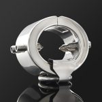 Chastity Ring Piercing Chamber Ball Stretcher Lock Metal Scrotum Pendant Testis Weight Cock Cbt Devices - 2