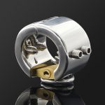 Chastity Ring Piercing Chamber Ball Stretcher Lock Metal Scrotum Pendant Testis Weight Cock Cbt Devices