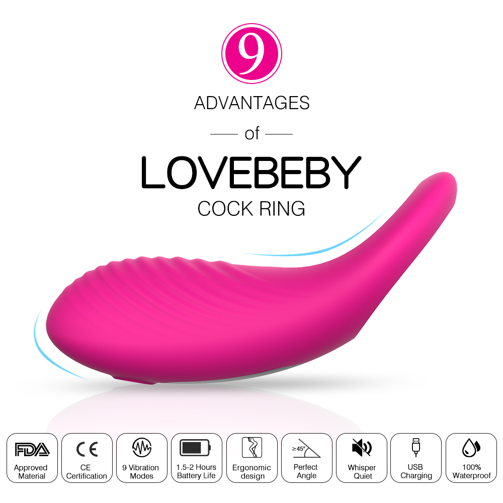 Quality Couples Vibrator Wearable Dildo Clitoral Stimulator Penis Ring Scrotum Pump For Pleasure - 7