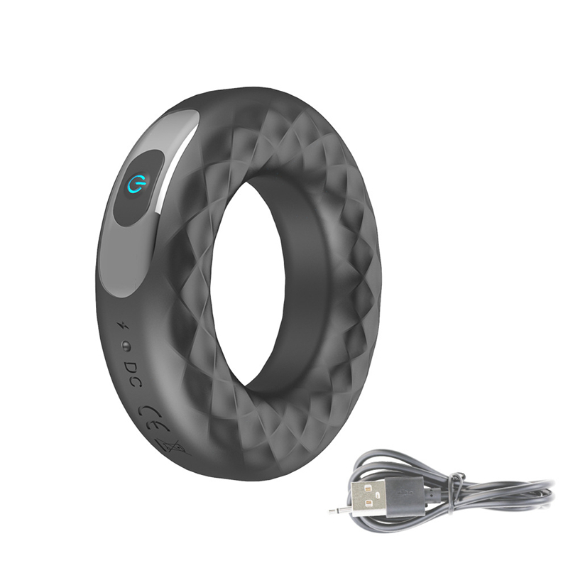 Silicone Cock Rings 10speed Vibrating Penis Massage Adult Sex Toys For Men Male Masturbation Enhancer Gayfriendly - 2