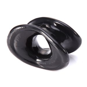 Male Scrotum Testicle Squeeze Ring Cage Soft Stretcher Enhancer Delay Ball Sex Toy Ek-new - 2