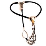 Male Chastity Cage Stainless Steel Belt Pants Strapon Cock Lock Penis Bdsm Bondage Device Cbt Sex Toys For Men - 4