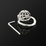 Small Armor Cook Cage Male Chastity Device Stop Masturbation Training Penis Ring Bdsm Fetish Cockring 18 & Sex Toys For Men - 4