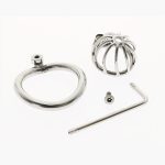 Small Armor Cook Cage Male Chastity Device Stop Masturbation Training Penis Ring Bdsm Fetish Cockring 18 & Sex Toys For Men - 3