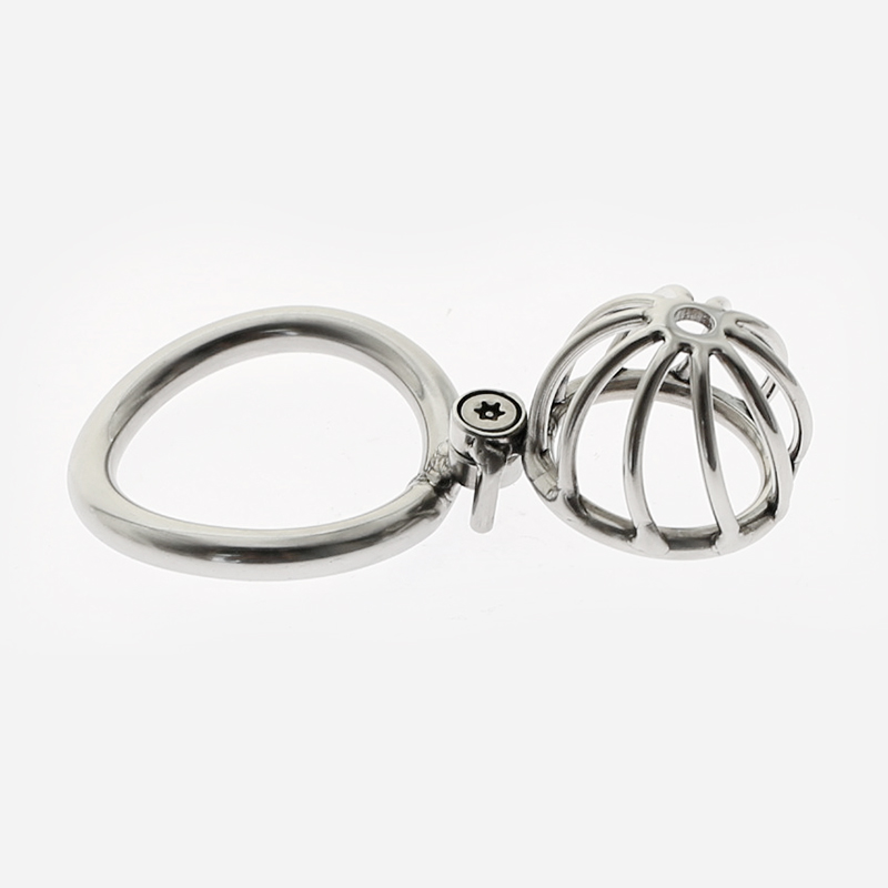 Male Chastity Device Antimasturbation Training Bdsm Fetish Cock Ring 18 Adult Sex Toy - 7