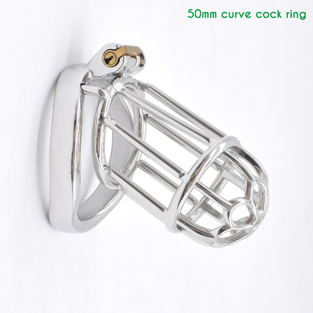 Stainless Steel Male Chastity Device Long Metal Cage Bdsm Bondage Mens Sex Toy Cocklock For Sissies - 20
