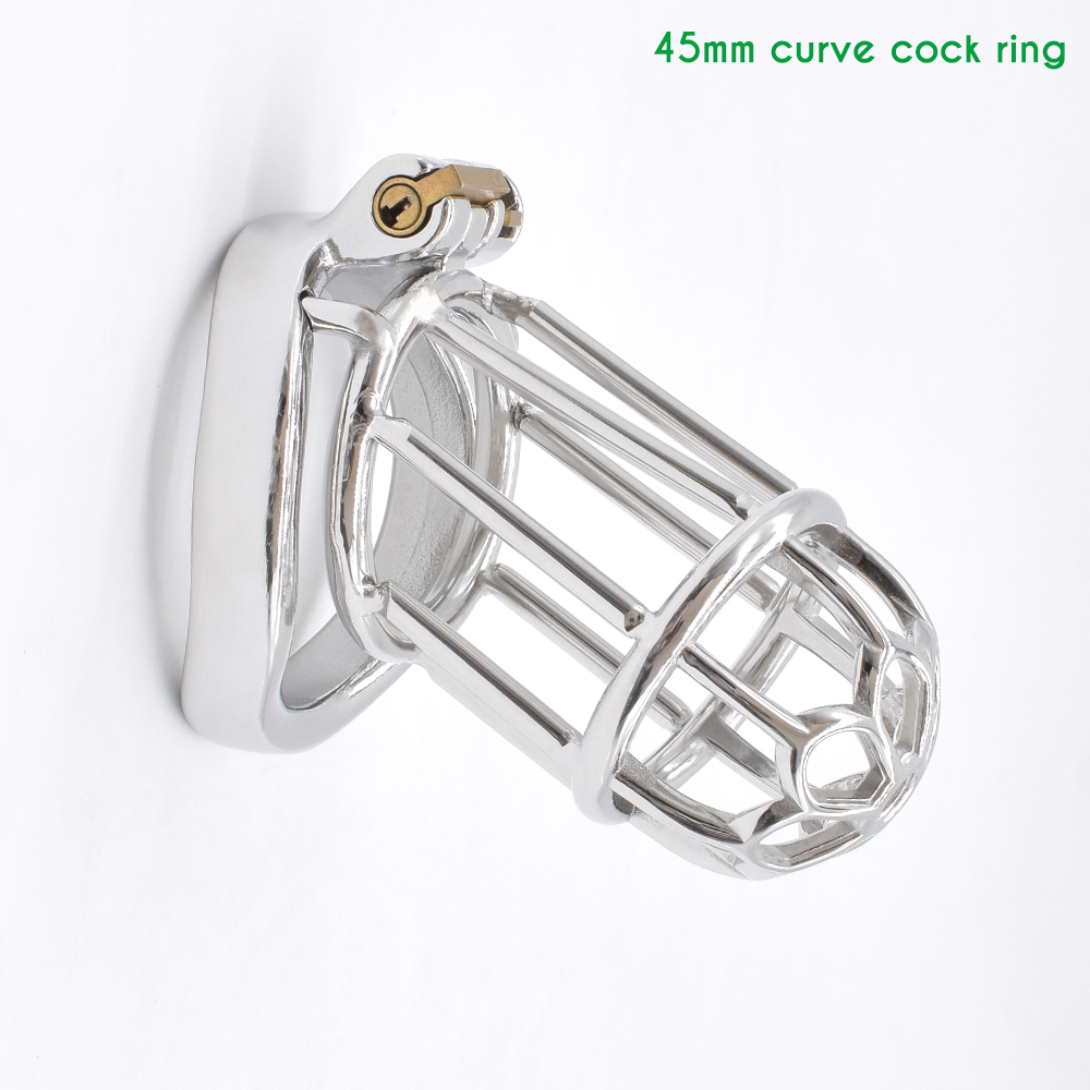 Stainless Steel Male Chastity Device Long Metal Cage Bdsm Bondage Mens Sex Toy Cocklock For Sissies - 19