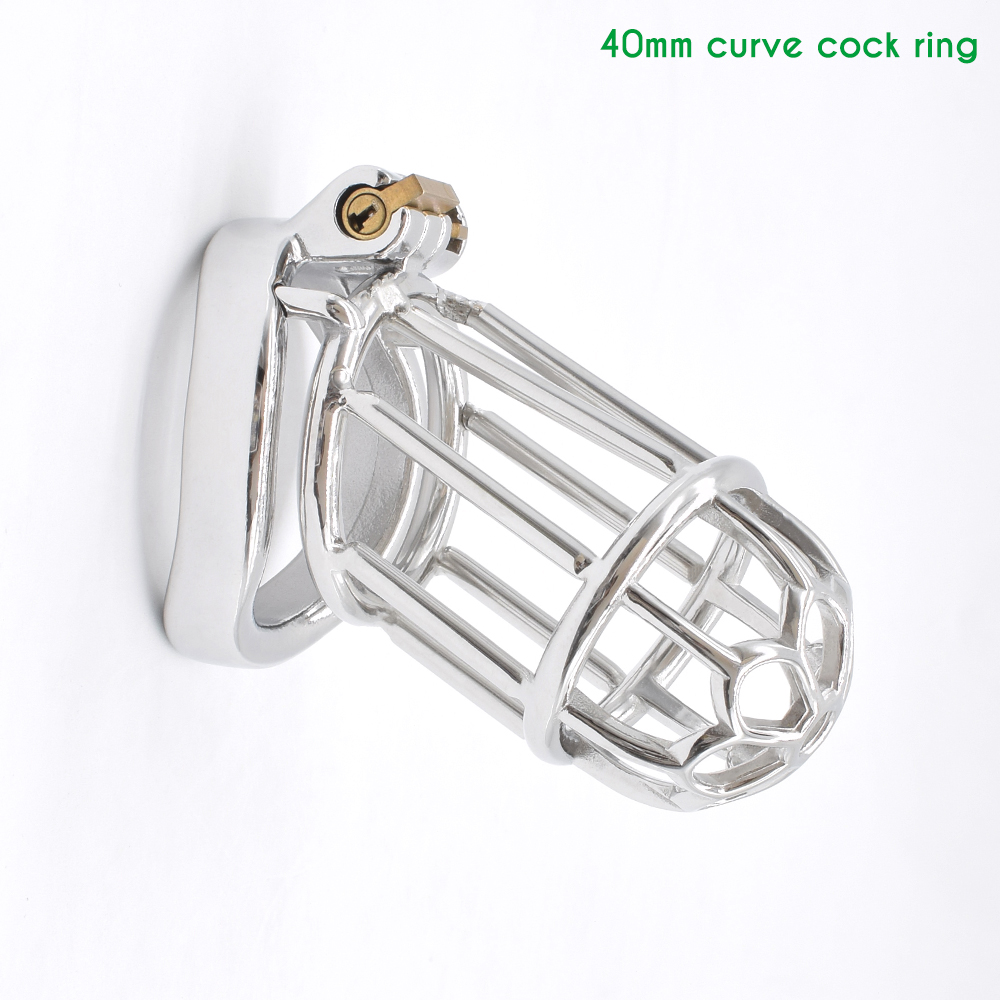 Stainless Steel Male Chastity Device Long Metal Cage Bdsm Bondage Mens Sex Toy Cocklock For Sissies - 18
