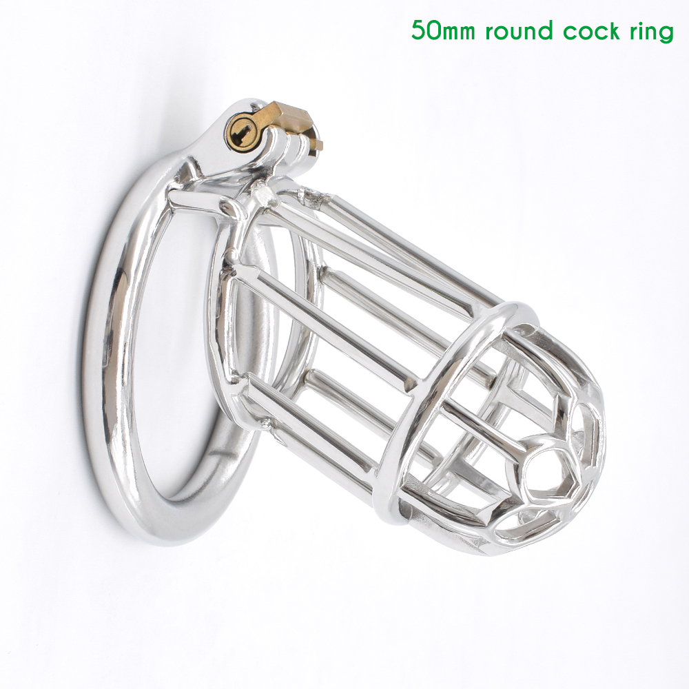 Stainless Steel Male Chastity Device Long Metal Cage Bdsm Bondage Mens Sex Toy Cocklock For Sissies - 16