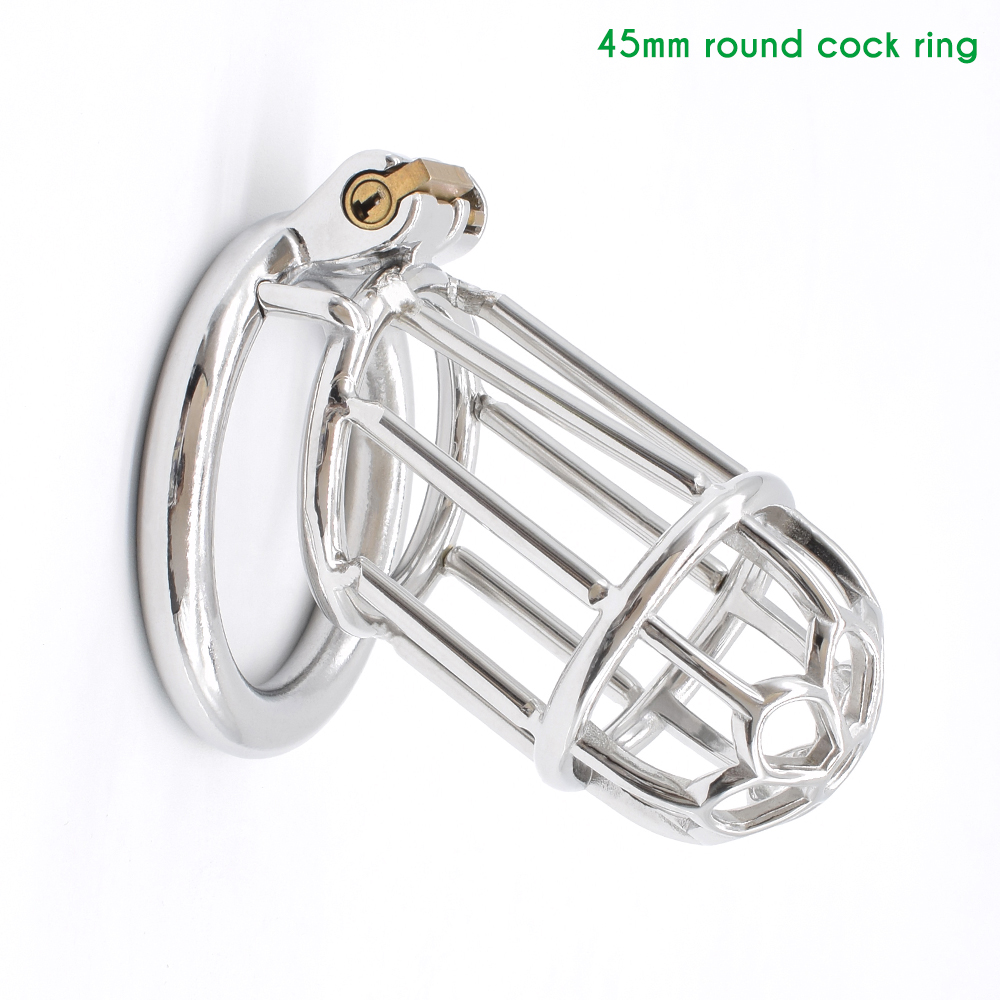 Stainless Steel Male Chastity Device Long Metal Cage Bdsm Bondage Mens Sex Toy Cocklock For Sissies - 15