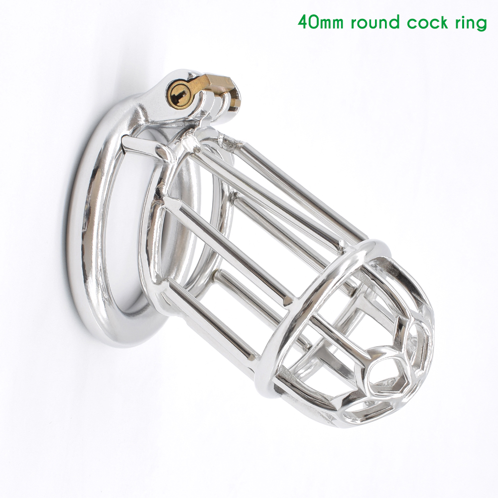 Stainless Steel Male Chastity Device Long Metal Cage Bdsm Bondage Mens Sex Toy Cocklock For Sissies - 14