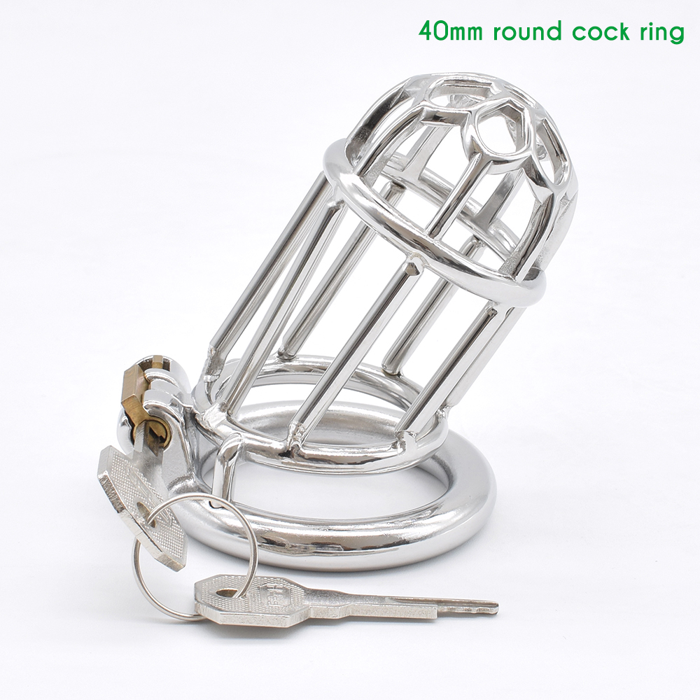 Stainless Steel Male Chastity Device Long Metal Cage Bdsm Bondage Mens Sex Toy Cocklock For Sissies - 13