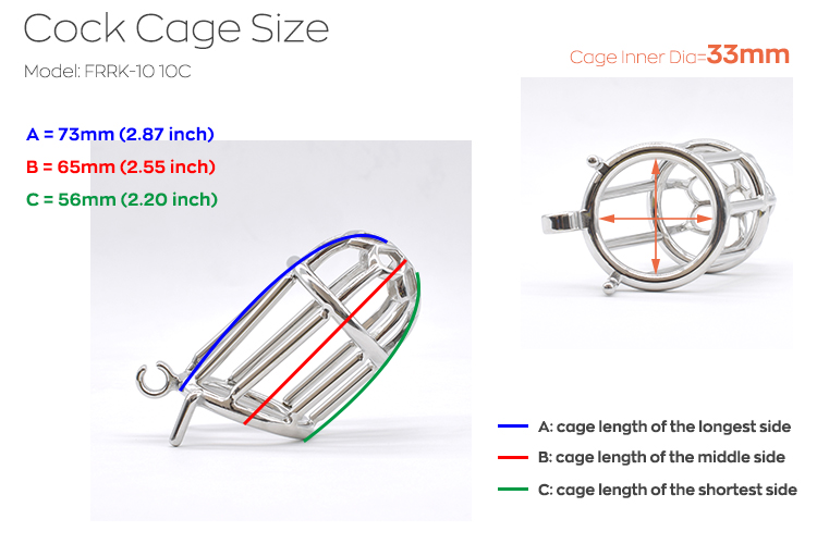 Stainless Steel Male Chastity Device Long Metal Cage Bdsm Bondage Mens Sex Toy Cocklock For Sissies - 5