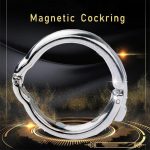 Metal Cock Ring Glans Adjustable Magnetic Sheath Male Circumcision Penis Sex Toys For Men Chastity - 5