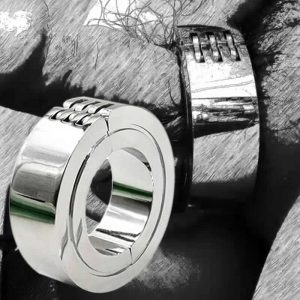 Stainless Steel Scrotum Metal Cock Ring Cbt Ball Stretchers Weight Chrome Finish Bdsm Bondage Sex Toys For Male