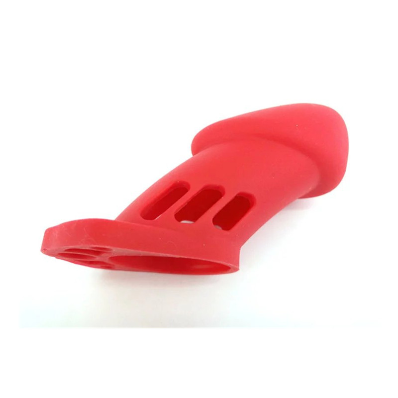 Male Silicone Chastity Device Cb6000s In Purple With Brass Lock Adult Sex Toy For Men - 12