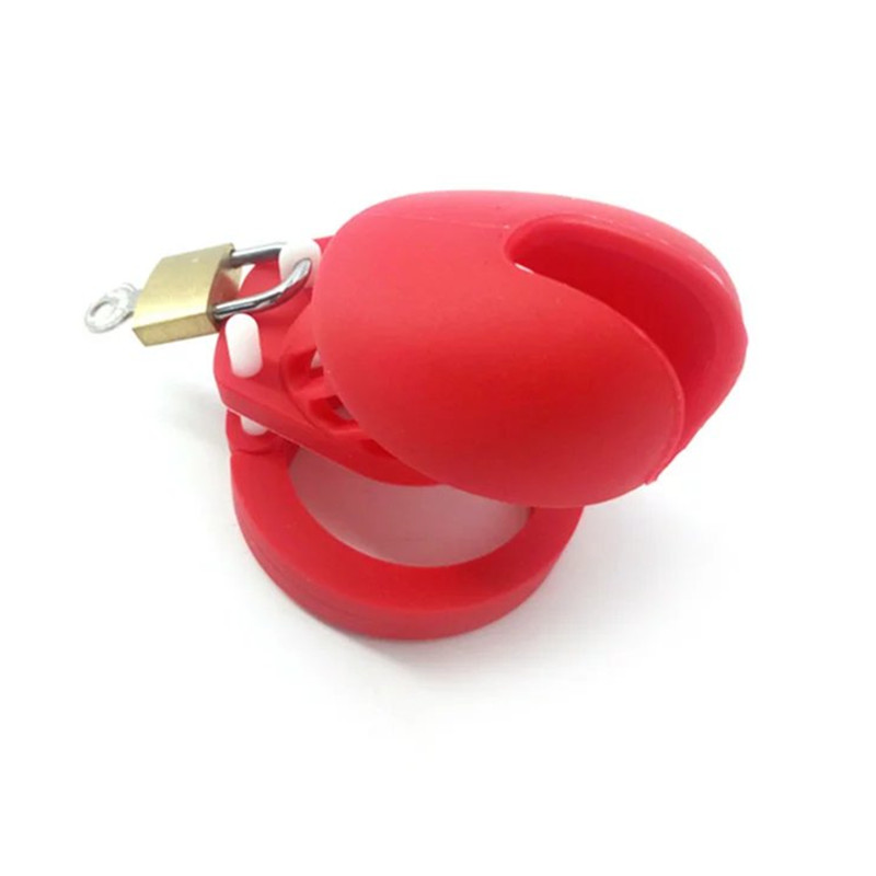 Male Silicone Chastity Device Cb6000s In Purple With Brass Lock Adult Sex Toy For Men - 8