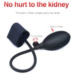Inflatable Penis Pump Enlarger Cock Ring Extender Sleeve Inflated Sex Toys Men Dick Rings Male Enhancement Pumps - 2