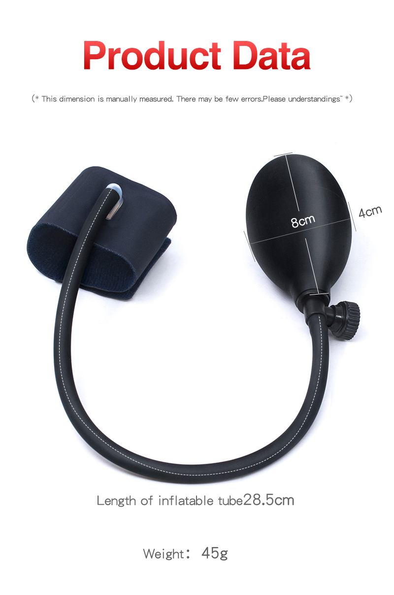Mens Inflatable Penis Pump With Extender Sleeve Male Enhancement Device Adult Sex Toy Cock Ring Set - 7