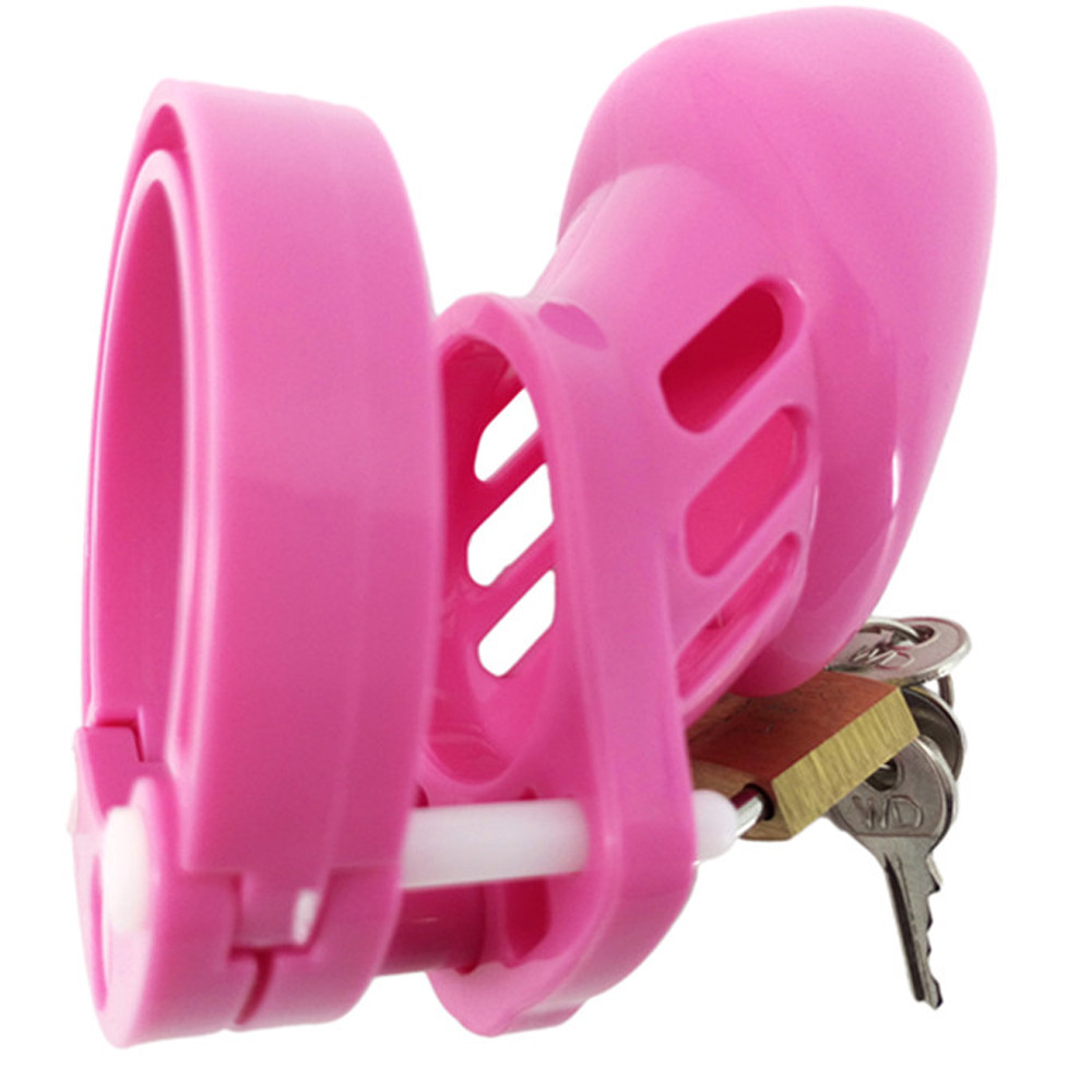 Cb6000 Male Chastity Device Adjustable Cock Cage Intimate Sex Toy With 5 Size Rings Durable Brass Lock Secure Number Tags - 6