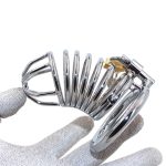Spiral Penis Cage Male Chastity Device Cock Metal Belt Sex Toys - 4