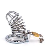 Spiral Penis Cage Male Chastity Device Cock Metal Belt Sex Toys