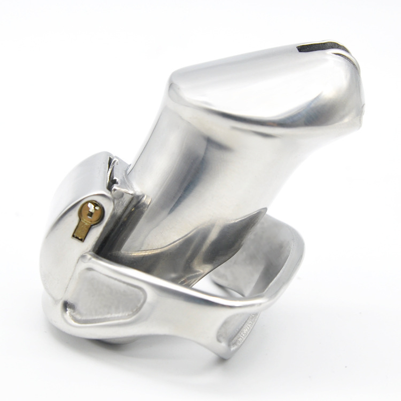 Male Chastity Device Spiral Penis Cage Metal Cock Belt Bondage Fetish Sex Toys For Men - 19
