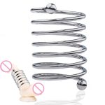 Stainless Steel Foreskin Correction Penis Ring Ball Stretcher Enlargement Erection Sex Toys For Men Metal Cock