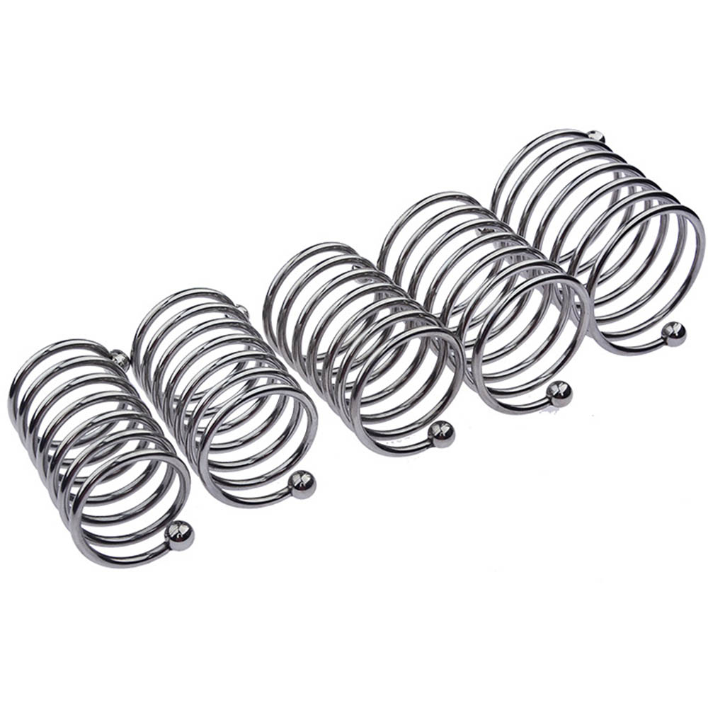 Stainless Steel Male Enhancement Ring Foreskin Correction Erection Support Ball Stretcher Metal Cock Ring Sex Toy - 7