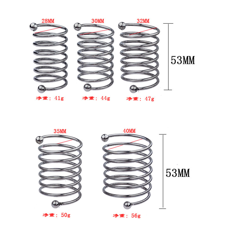Stainless Steel Male Enhancement Ring Foreskin Correction Erection Support Ball Stretcher Metal Cock Ring Sex Toy - 2