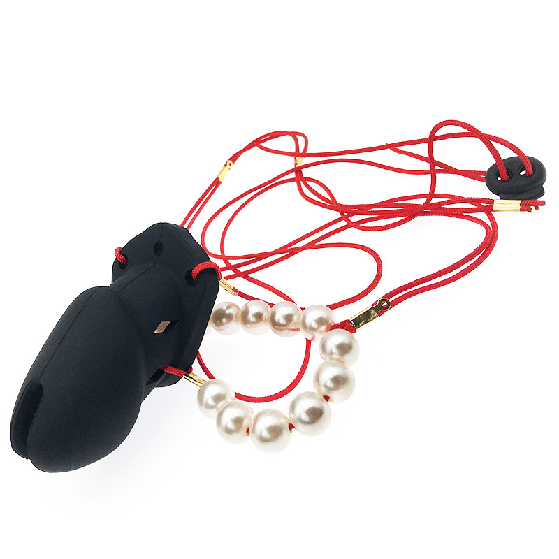 Mens Adjustable Chastity Device Stealth Bondage Belt Scrotum Restraint Cage Erotic Sextoy With Strapon Penis Attachment - 7