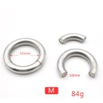 Magnetic Cock Ring Stainless Steel Ball Stretcher Scrotum Metal Penis Sex Toy For Men Cockring Ballstretcher Weights - 5