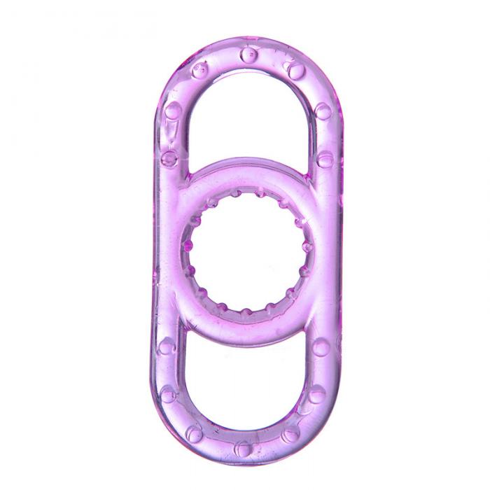 Crystal Elastic Male Enhancement Rings Adult Intimacy Toys For Men Penis Ring Set - 5